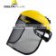 Front protective gauze visor faceshield plastic edge goggle