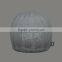 CHARACTER GREY EMBROIDERY BEANIE HATS WHOLESALE WITH WOVEN LABEL