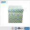 Brilliant Color Printed Cube Storage Ottoman