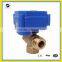 T flow 3 way Electric valve 12V/DC for Leak detection&water shut off system,Water saving system, automatic control valve