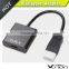 23cm Black color 1080p Displayport to HDMI adapter with OPP bag