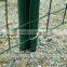 Green PVC euro style metal mesh fence