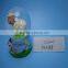 customized animal theme snow globe art for home decoration