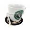 Soft Pvc Bespoke Cup Mat High Quality Coffee Cup Pad