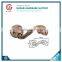 Euro solid tubu lever handles with euro 40-80mm brass cylinder