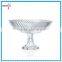 High Quality Glass Bowl Fruit With Base for Centerpieces
