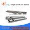 Parallel Twin Screw Barrel Double Screw Barrel Plastic Machinery Bimetallic Screw Barrel PVC Granule Extrusion
