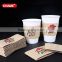 8-20oz hot drink corrugated paper coffee cup sleeves