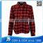 Custom Flannel Fabric Lady Fashion Shirt
