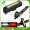 3.7V 500 mah lithium battery bike 150 lumens USB bicycle tail light
