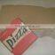 Customized Recyclable Disposable TAke Away Kraft Paper Pizza Box