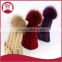 Customize high quality crochet hat for women and design you logo lady winter hat