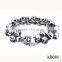 Stainless Steel Biker Skull Bracelet For Men High Quality Bracelet Wholesale