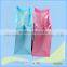 fashion pink paper bag with ribbon handles ,baby shopping bags,PVC material window of paper bag