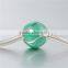 2016 Simple Design Green Color Enamel Jewelry Charm Beads