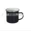 Wholesale travel mug/stainless steel enamel camping mug with custom logo printed
