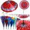 wholesale umbrella,satin umbrella,flower pattern umbrella