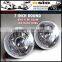 7' Round BMC Semi Sealed Beam with LED Halo Ring Auto Halogen sealed beam H4 or HID H4 Xenon Bulb