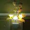 BBY-1503W2 LED mushroom colorful night light with sensor
