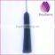 Long fringe tassels with black cap