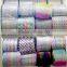 iridescent diamond mesh wrap &wedding mesh ribbon for decoraion 12CM*10 yard