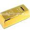 2014 Creative Gold Bullion replica saving cheap piggy bank money safe box