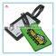 High quality wholesale custom silicone luggage tag, eco-friendly rubber luggage tag, pvc luggage tag