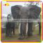 KANO5009 Decorative Artificial Elephant Life-Size Fiberglass Statue