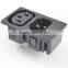 IEC c13 c14 power outlet male and female socket industrial plug and socket