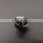 Hot sale casting stainless steel beads with silver diy round charm for jewelry making