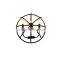 Industrial Rustic Dome Cage Wall Light Iron Bracket Wall Mount Oil Rubbed Wall Fixture