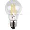 LED A60 E27 6W 3000K Globe LED Filament bulb ,Cold White Color