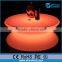 Battery Rechargeable RGB Color Led Furniture,plastic Coffee Shop Table and Chairs