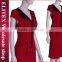 2015 HOT selling red modern uniform office women fashion dress