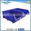 Shelf plastic storage bins customer size, various colors for choose plastic crate