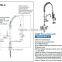 High quality Mini Pre-rinse Unit faucet restaurant