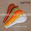 Haonai cute colorful ceramic spoon, creamic ice creame spoon