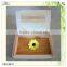 recycled plywood paulownia pine foldable wood pill box