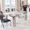 Modern Design Living Room Furniture Long-lasting Marble Top Stainless Steel Dining Table TH338