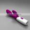 Bullet shape silicone vibrating rod massage stick