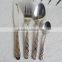 gold-plated stainless steel flatware set cutlery set