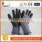 DDSAFETY 2017 Nitrile Coated Working Glove Grey Nylon With Black Ultra Thin Foam Nitrile Dip On Palm Finger