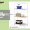 High Quality Industrial Style DIY Metal Book Wooden Wall Shelf