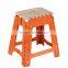 EUROPE colorful cheap kitchen plastic folding chair / washing car/ fishing stool