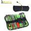 Foldable storage electronic tool bag for organizer
