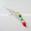 Popular colored 55mm size flat plastic Floral head pin In Wheel