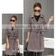2016 Winter Trench Coat Lapel Long Sleeve Ladies Tie Waist Casual Long Outerwear Coats for wholesale