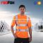 high visibility clothing safety sweatshirt short-sleeves safety vest warm for winter spring