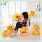 supper soft bolster round emoji pillow
