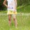 2017 cotton baby girls boutique clothing kids ruffle shorts for childrens